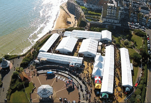 Broadstairs Food Festival from above